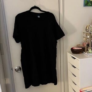 Classic Black T-Shirt Dress